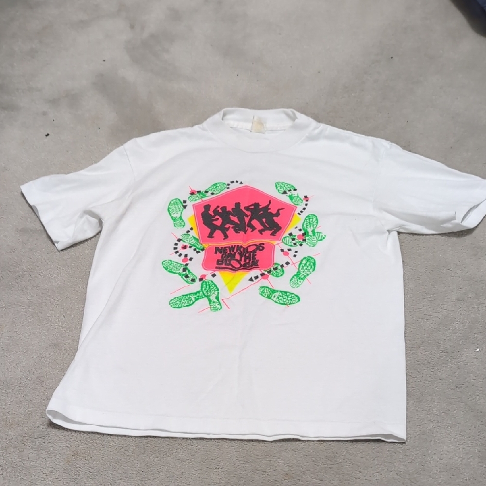 White New Kids On The Block Vintage T-Shirt